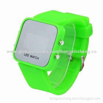 Most Popular Silicone LED Watch, Various Colors Available
